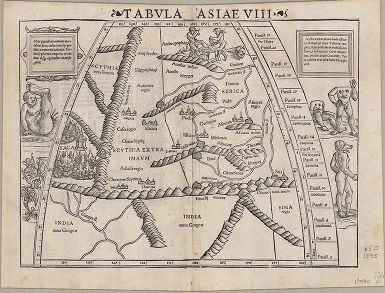 Engraving from a book of Tabvla Asiae VIII