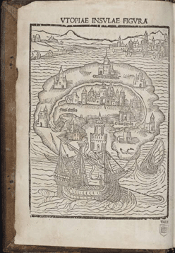 Engraving of Vtopiae Insvlae Figvra